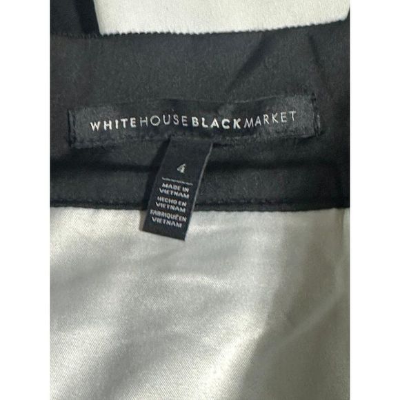 WHITE HOUSE BLACK MARKET Women A-Line Skirt Ankle Lenght Polka Dot Size 4 #1116 - Picture 9 of 16